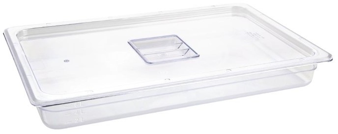  Vogue Bac Gastronorme en polycarbonate transparent 65mm Vogue 