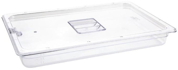  Vogue Bac Gastronorme en polycarbonate transparent 65mm Vogue 