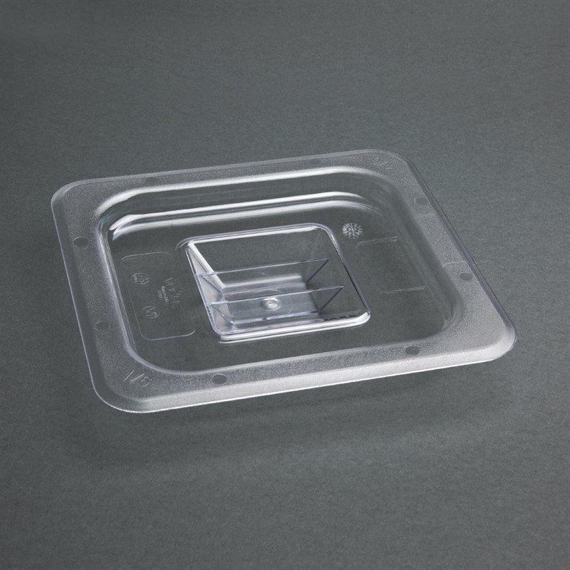  Vogue Couvercle Gastronorme en polycarbonate un sixi&egrave;me Vogue 
