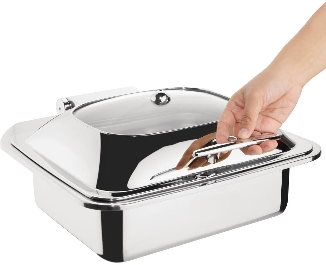  Olympia Ensemble chafing dish induction GN 1/2 avec support 