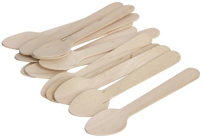 Fiesta Petites cuill&egrave;res en bois 110mm 