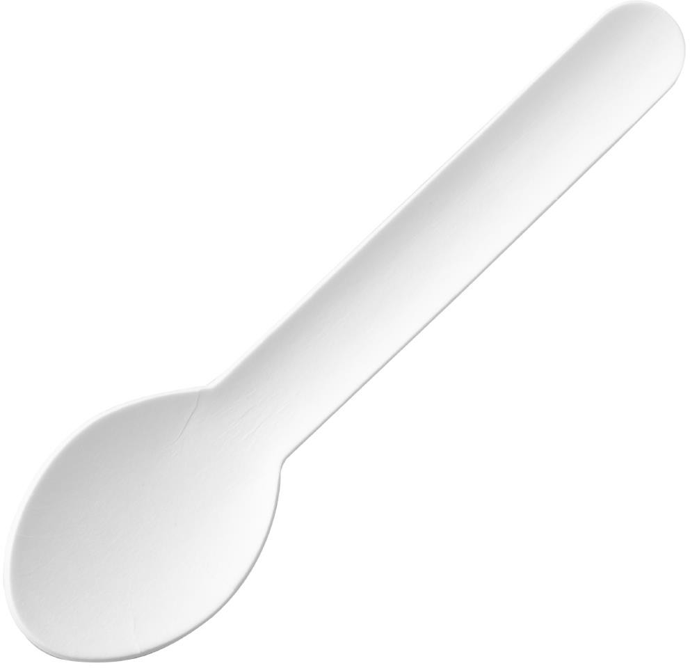  Fiesta Recyclable Cuill&egrave;res &agrave; caf&eacute; en papier Fiesta Compostable 132 mm (lot de 100) 