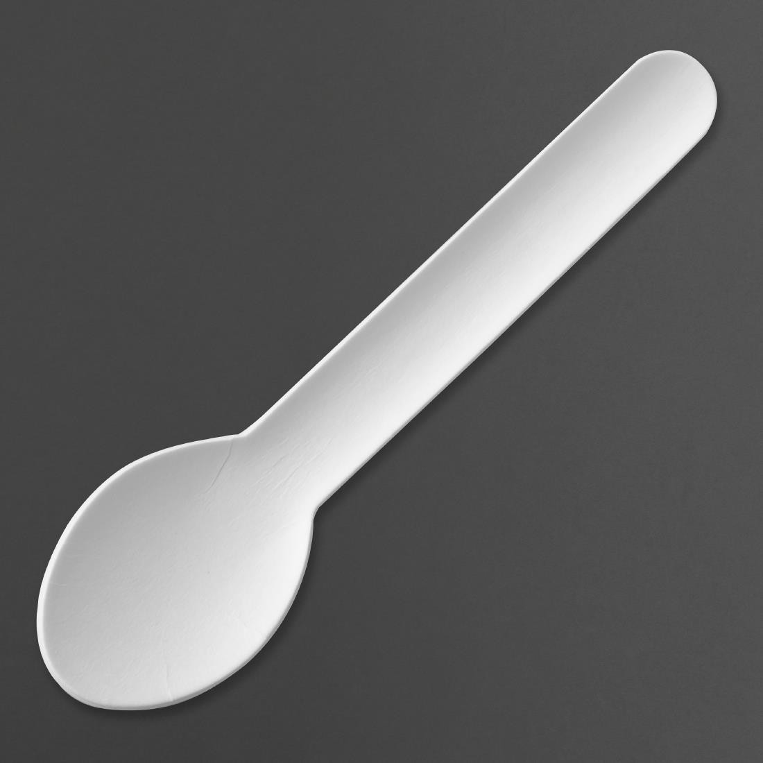  Fiesta Recyclable Cuill&egrave;res &agrave; caf&eacute; en papier Fiesta Compostable 132 mm (lot de 100) 
