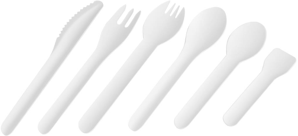  Fiesta Recyclable Cuill&egrave;res &agrave; caf&eacute; en papier Fiesta Compostable 132 mm (lot de 100) 