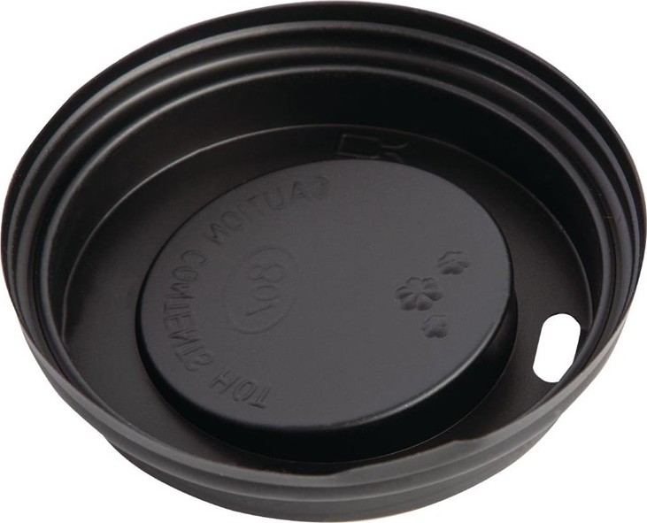  Fiesta Couvercles noirs pour gobelets 225ml (lot de 50) 