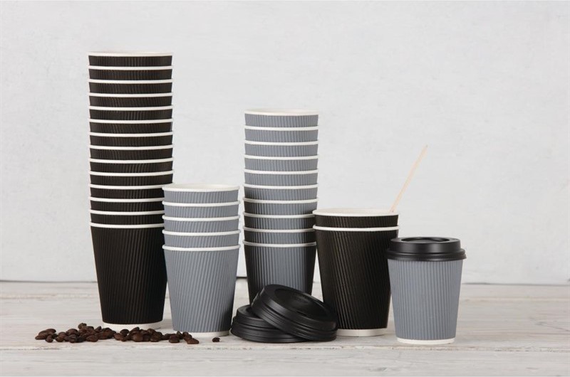  Fiesta Couvercles noirs pour gobelets 340ml et 455ml (lot de 1000) 