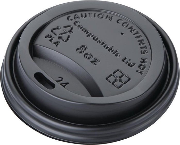  Fiesta Couvercles gobelets boissons chaudes CPLA compostables Green 225 ml (lot de 1000) 