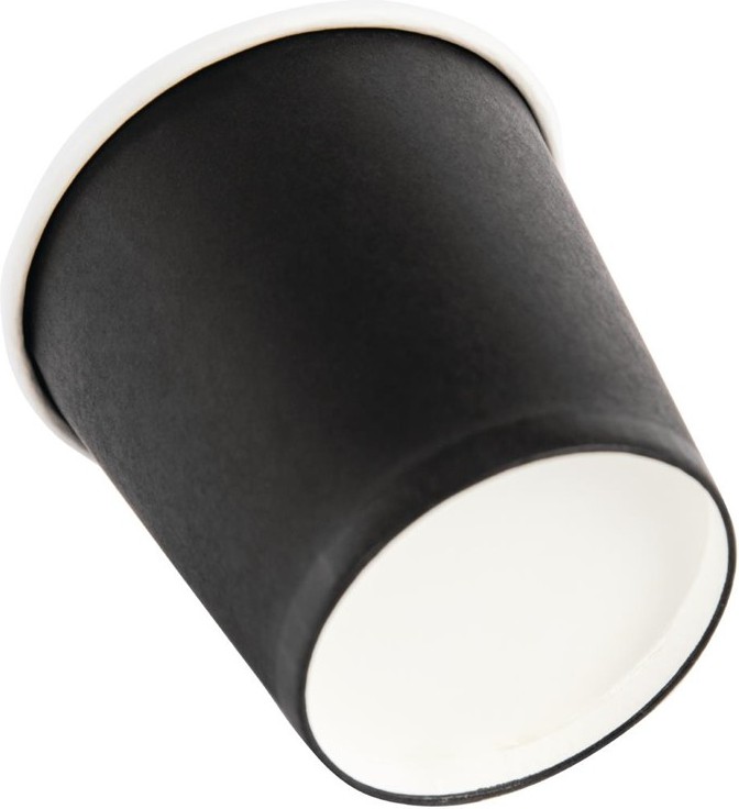  Fiesta Gobelets jetables &agrave; caf&eacute; espresso noirs 120ml x1000 