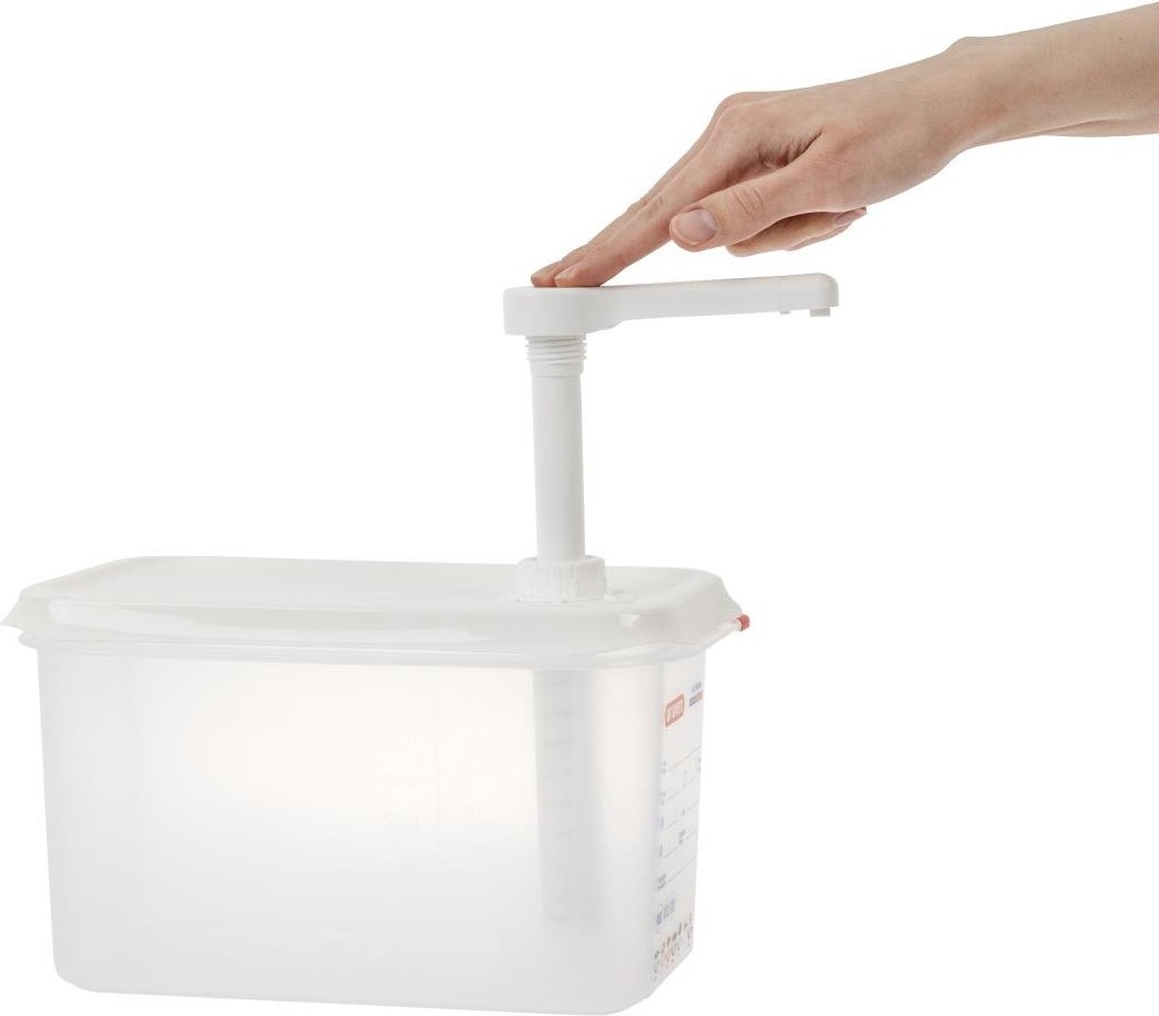  Araven Distributeur de sauce &agrave; pompe GN 1/4 