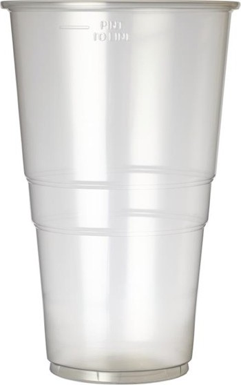  Gastronoble Verres jetables 570 ml &agrave; la graduation Plastico (lot de 1000) 