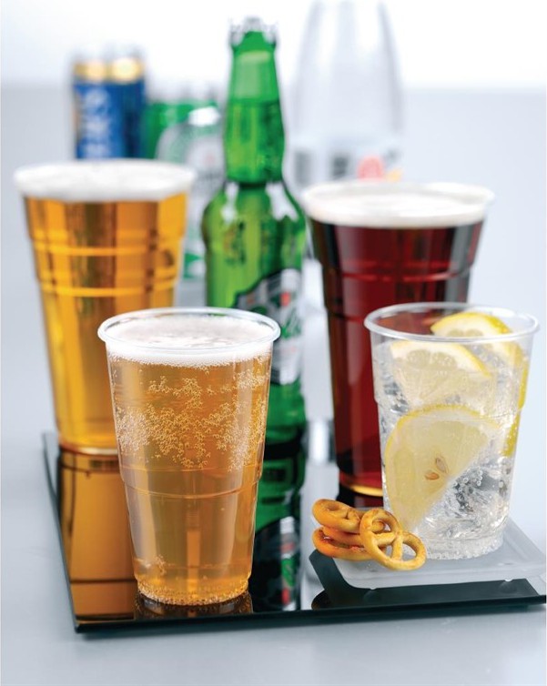  Gastronoble Verres jetables 570 ml &agrave; la graduation Plastico (lot de 1000) 