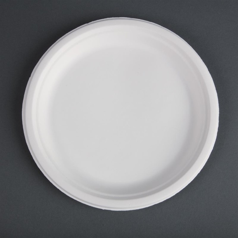  Fiesta Assiettes en bagasse compostables Green 26 cm (x50) 
