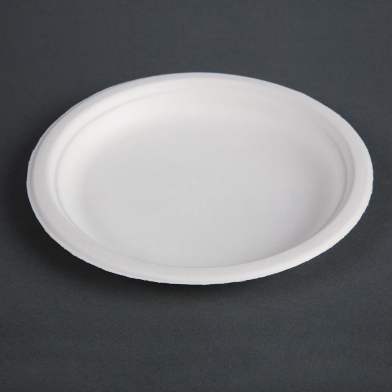  Fiesta Assiettes en bagasse compostables Green 17,9 cm (x50) 