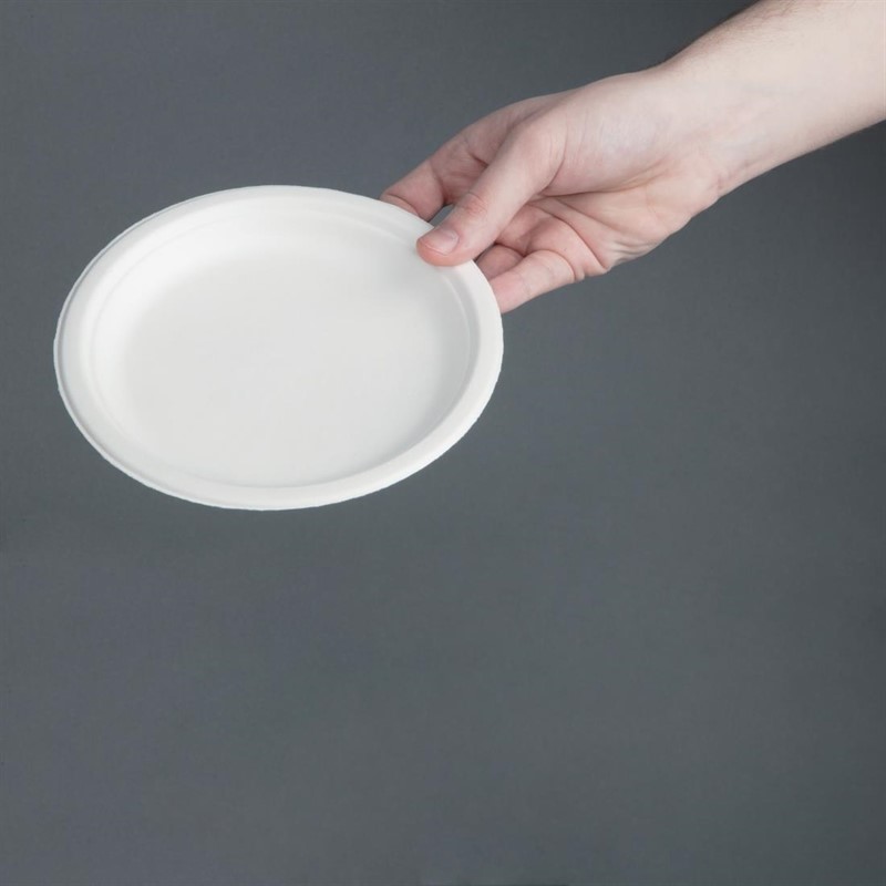  Fiesta Assiettes en bagasse compostables Green 17,9 cm (x50) 