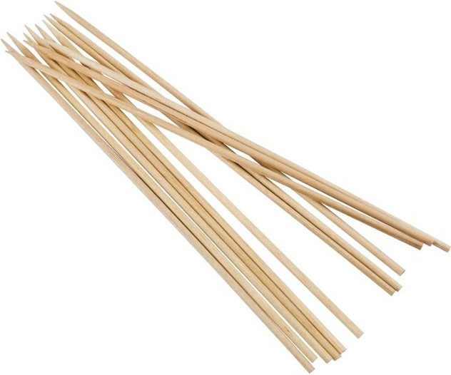  Fiesta Brochettes en bois biod&eacute;gradables Green 180mm 