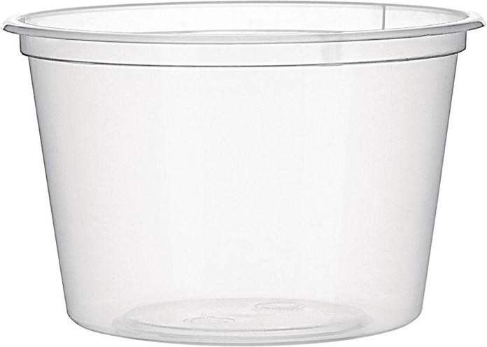  Fiesta Pots &agrave; sauce micro-ondables en plastique Recyclable 100ml (lot de 100) 