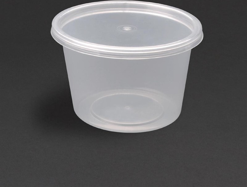  Fiesta Pots &agrave; sauce micro-ondables en plastique Recyclable 100ml (lot de 100) 
