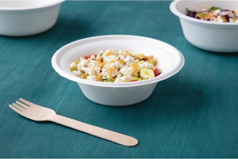 Fiesta Bols en bagasse compostables Green 151mm (x50) 