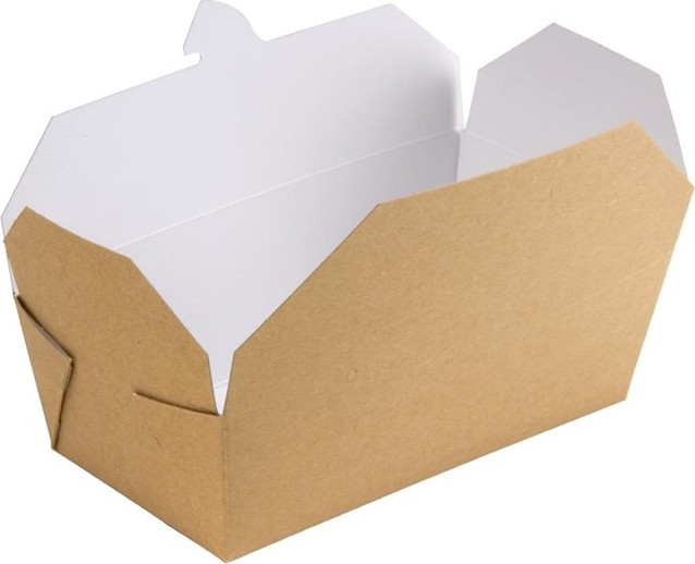  Colpac Cartons alimentaires rectangulaires kraft 985ml (lot de 250) 