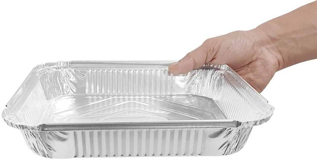  Fiesta Recyclable Barquettes en aluminium peu profondes 1,58L (lot de 1000) 