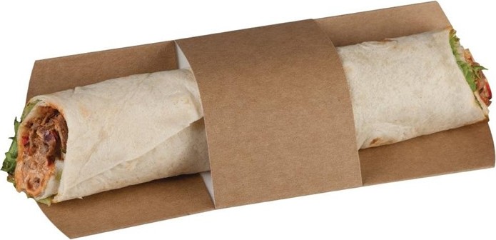  Colpac Etuis &agrave; tortilla kraft compostables (lot de 1000) 