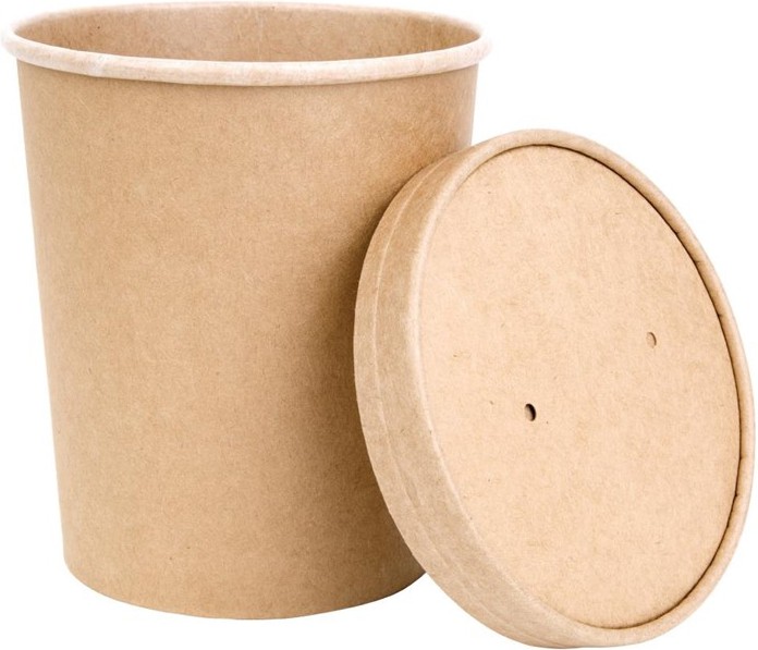  Fiesta Pots &agrave; soupe compostables en PLA Green 90,9 cl 