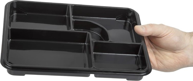  Gastronoble Plateaux repas recyclables Bento Faerch 263 x 201 mm (lot de 90) 
