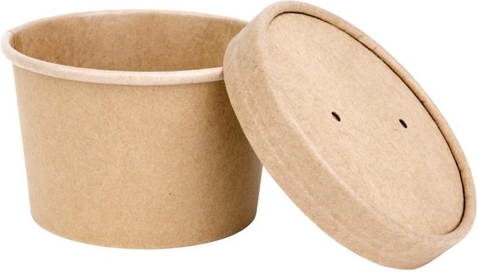  Fiesta Couvercles en papier pour pots &agrave; soupe Green 98mm FB160 FB162 FB164 