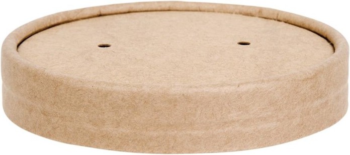  Fiesta Couvercles en papier pour pots &agrave; soupe Green 118mm FB166 et FB168 