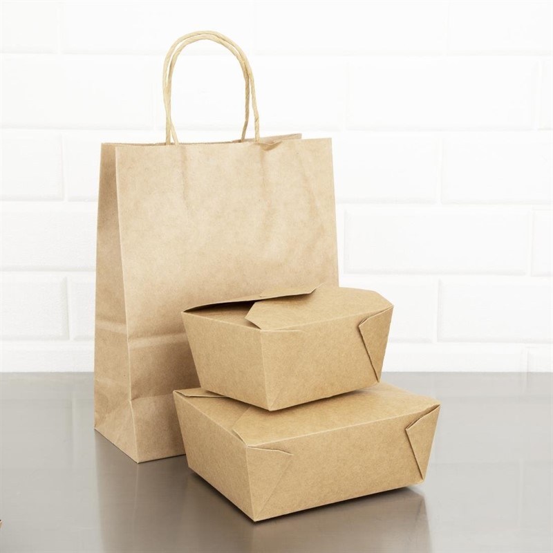  Fiesta Bo&icirc;tes alimentaires en carton compostables Green 600ml (lot de 200) 