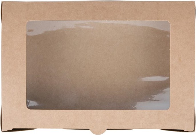  Fiesta Bo&icirc;tes salade compostables avec fen&ecirc;tre en PLA Compostable 1600ml (lot de 200) 