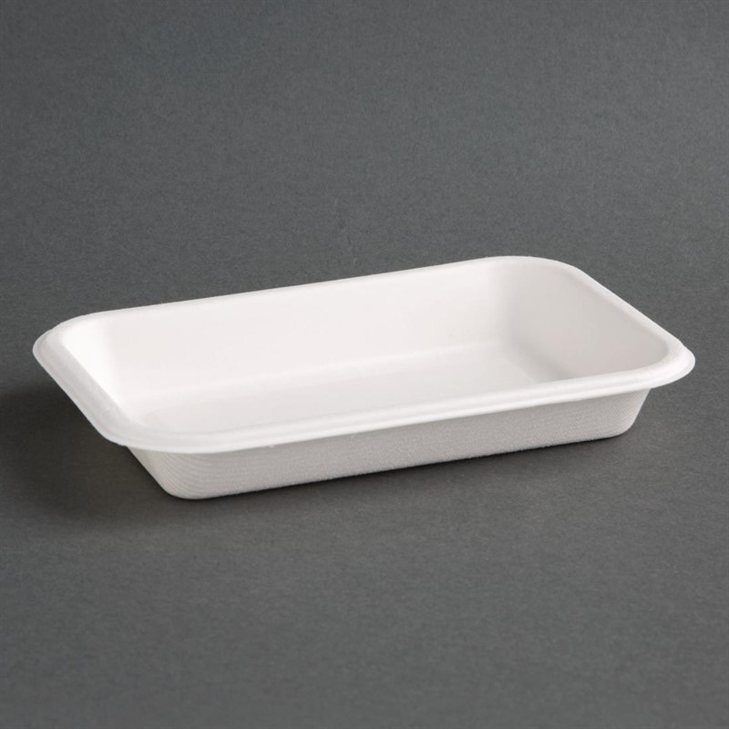  Fiesta Barquettes compostables en bagasse Green 340ml (lot de 50) 