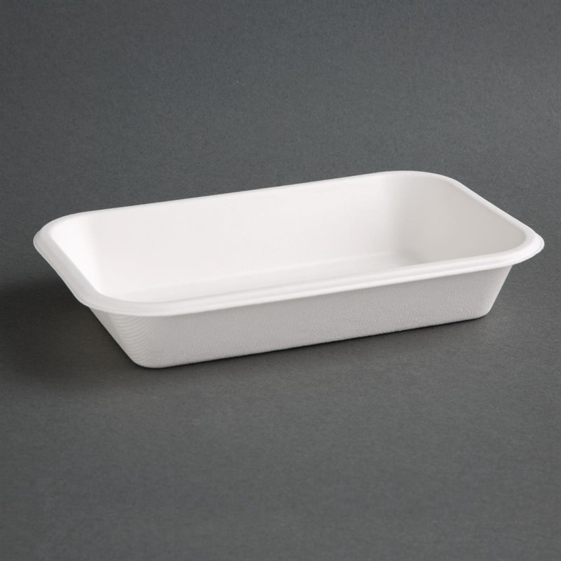  Fiesta Barquettes compostables en bagasse Green 680ml (lot de 50) 