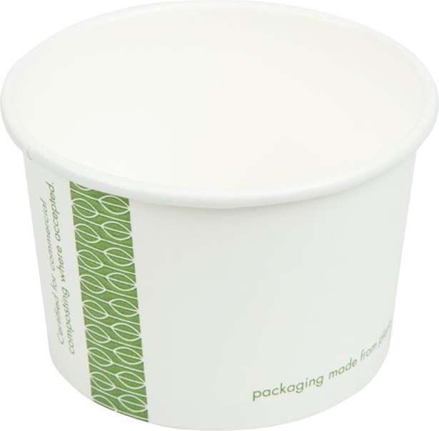  Vegware Pots pour aliments chauds compostables 110ml (Lot de 1000) 