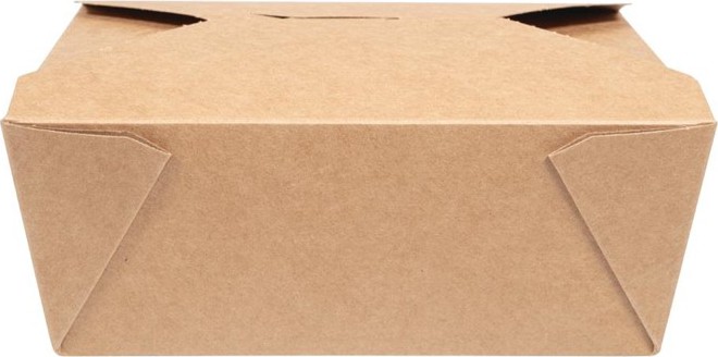  Vegware Bo&icirc;tes alimentaires en carton compostable N&deg;3 1800ml (lot de 180) 