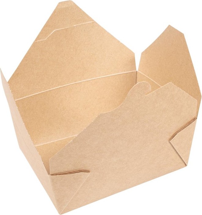  Vegware Bo&icirc;tes alimentaires en carton compostable N&deg;3 1800ml (lot de 180) 