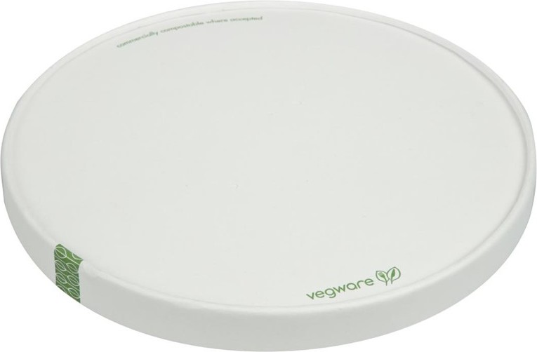  Vegware Couvercles &agrave; trous en carton doubl&eacute; PLA s&eacute;rie 185 (lot de 300) 
