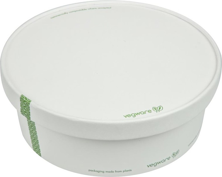  Vegware Couvercles &agrave; trous en carton doubl&eacute; PLA s&eacute;rie 185 (lot de 300) 