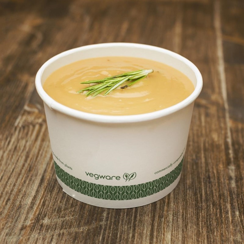  Vegware Bols &agrave; soupe / glace compostables 455ml 