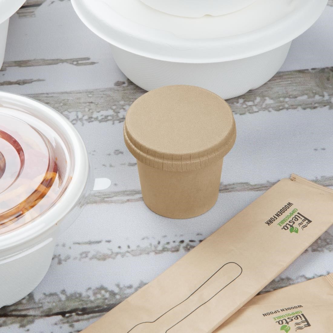  Fiesta Recyclable Pots &agrave; sauce 80 ml (lot de 1000) 