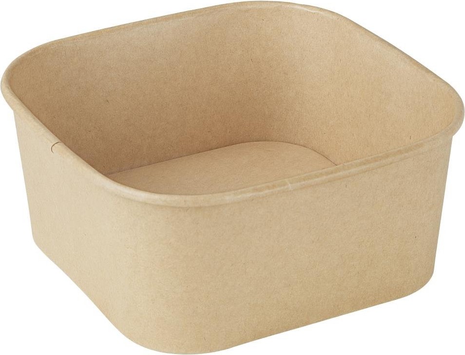  Fiesta Barquettes carr&eacute;es Recyclable 1400ml (lot de 300) 