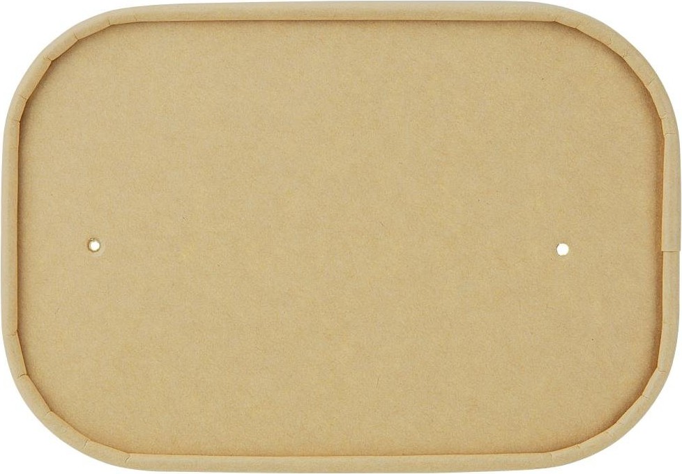  Fiesta Couvercles en papier Recyclable pour barquettes rectangulaires (Lot de 300) 