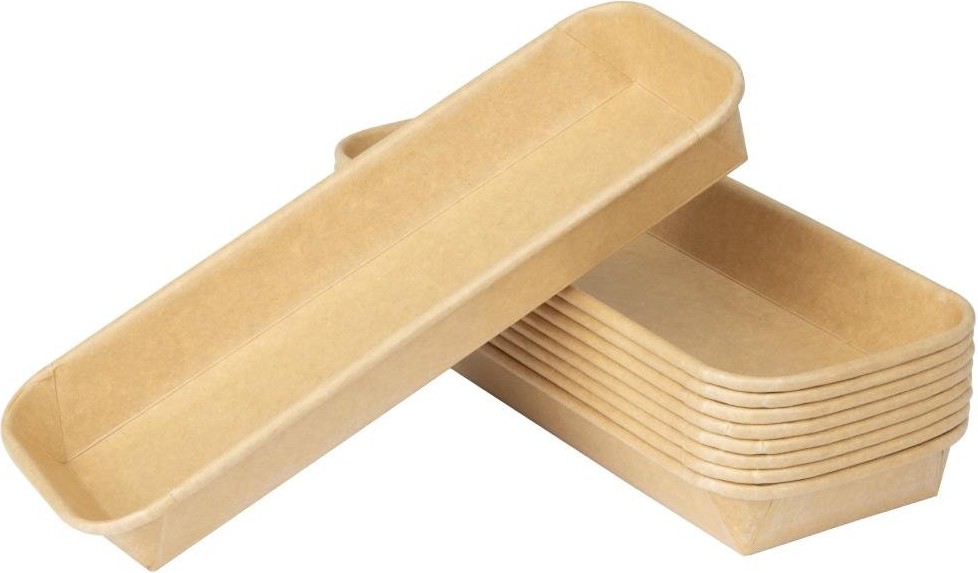  Fiesta Barquettes &agrave; sushi No 2 Recyclable 220x90mm (Paquet de 300) 