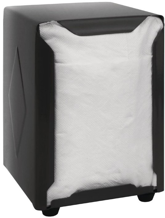  Olympia Distributeur de serviettes inox noir 