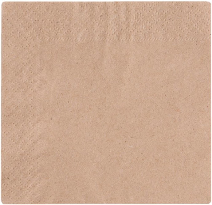  Vegware Serviettes cocktail 2 plis compostables 24cm 