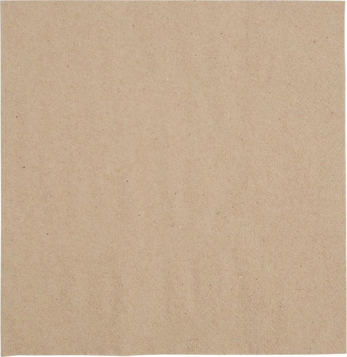  Fiesta Serviettes snacking recycl&eacute;es 2 plis pliage 1/4 330mm kraft (lot de 2000) 