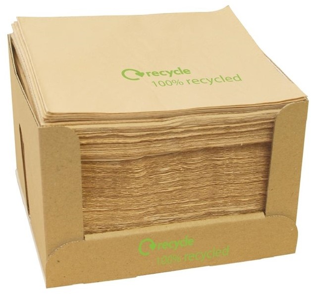  Gastronoble Serviettes double &eacute;paisseur en papier recycl&eacute; 