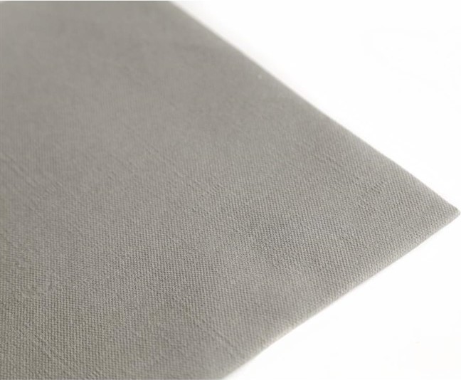  Duni Serviettes d&eacute;jeuner ouate gris granite compostables 400mm (lot de 750) 