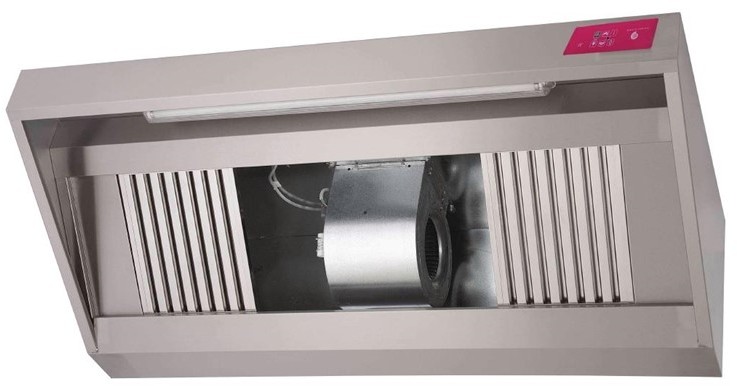  Gastro M Hotte inox compl&egrave;te 2500 x 900 x 450mm 