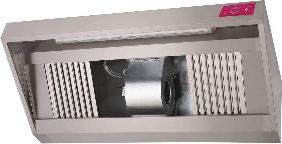  Gastro M Hotte inox compl&egrave;te 3000 x 900 x 450mm 
